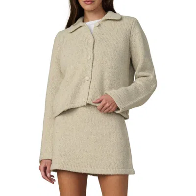 Joe's The Lennon Wool Blend Collared Cardigan In White