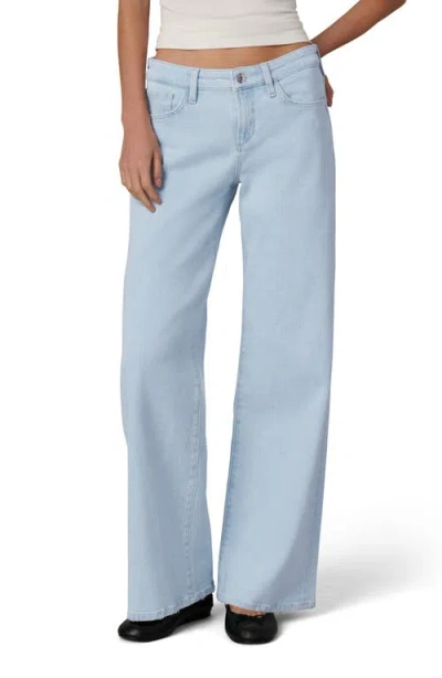 Joe's The Lou Lou Low Rise Wide Leg Jeans In Blue