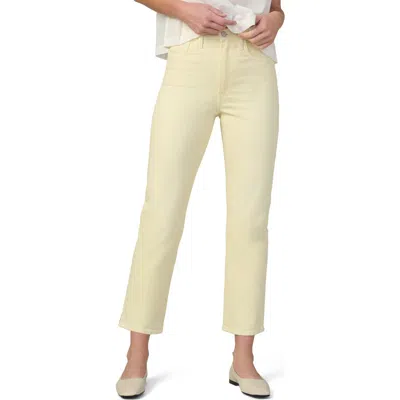 Joe's The Margot High Waist Ankle Slim Straight Leg Jeans In Gold
