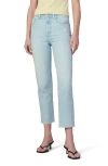 Joe's The Margot High Waist Raw Hem Slim Straight Leg Jeans In Elevate Destruct