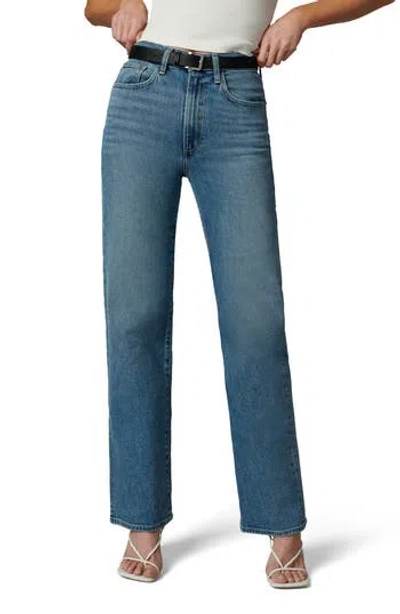Joe's The Margot High Waist Straight Leg Jeans In Blue