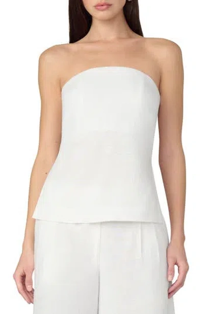 Joe's The Mariel Strapless Top In White