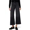 Joe's The Mia High Waist Ankle Wide Leg Jeans In Black