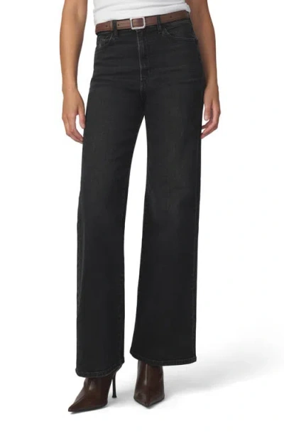 Joe's The Mia High Waist Wide Leg Jeans In Black