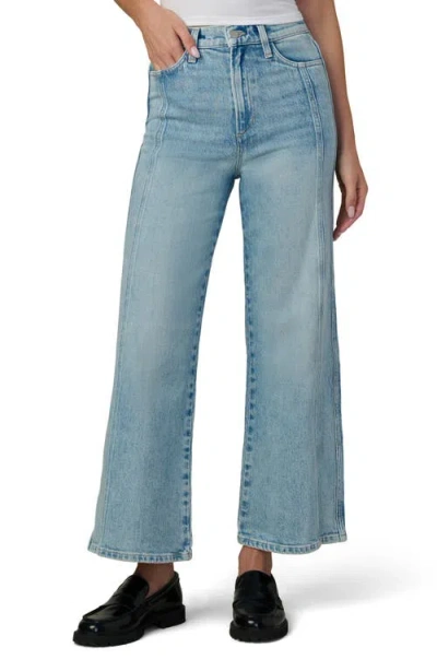 Joe's The Mia Seamed High Waist Ankle Wide Leg Jeans In Blue