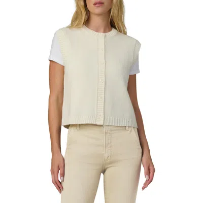Joe's The Noa Wool Blend Button-up Vest In White