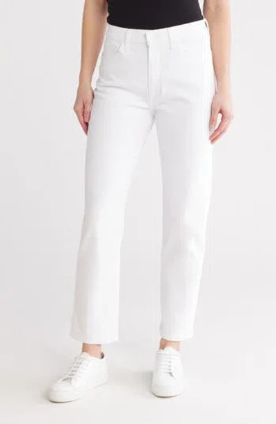 Joe's The Og High Waist Ankle Slim Straight Leg Jeans In White