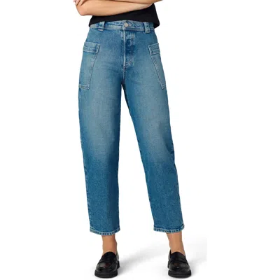Joe's The Phoebe Patch Pocket Crop Straight Leg Jeans In Refined