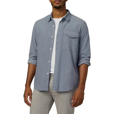 Joe's The Reynolds Baby Corduroy Button-up Shirt In Blue
