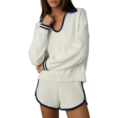 Joe's The Romie Polo Sweater In White