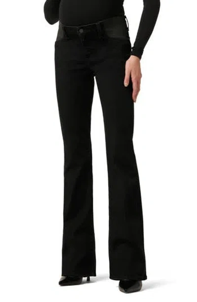 Joe's The Snapback Icon Bootcut Maternity Jeans In Black