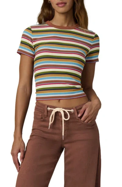 Joe's The Stripe Rib Baby T-shirt In Multi