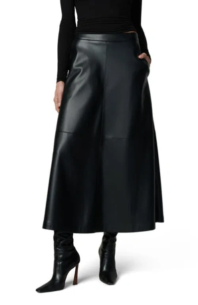 Joe's The Tavi Faux Leather Maxi Skirt In Black