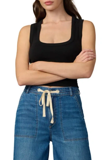 Joe's The U-neck Tank Top In Black