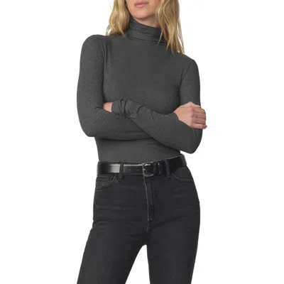 Joe's Tony Long Sleeve Top In Charcoal
