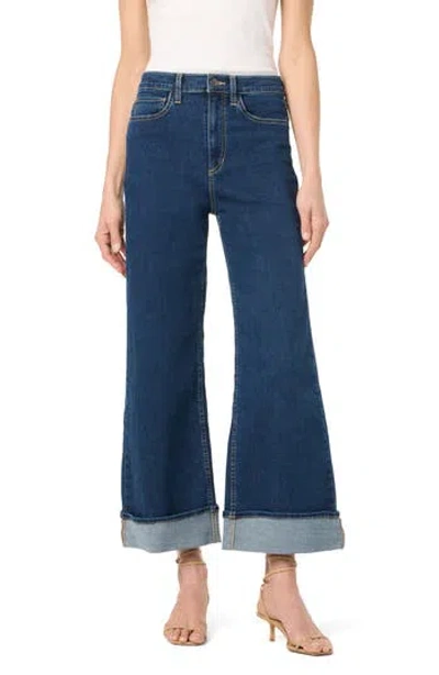 Joe's Wide Leg Ankle Crop Cuff Jeans In Colombia