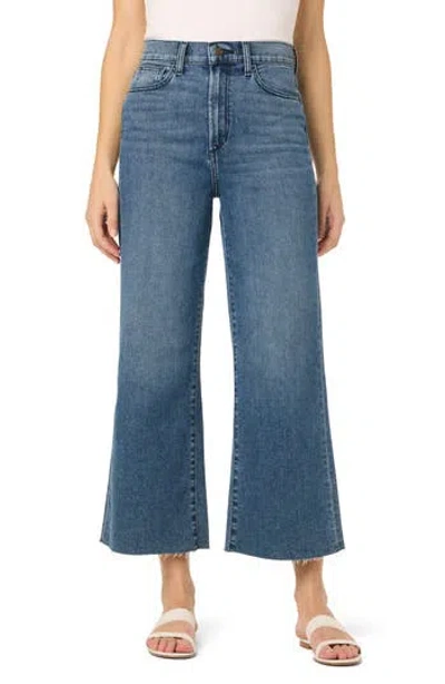 Joe's Wide Leg Ankle Crop High Waist Jeans In Bolivia