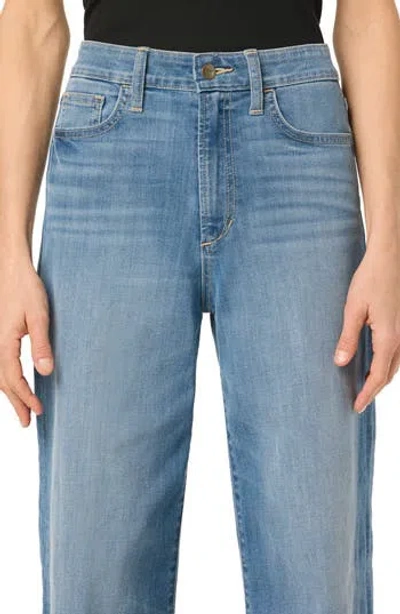 Joe's Wide Leg Ankle Crop Raw Hem Jeans In Peru