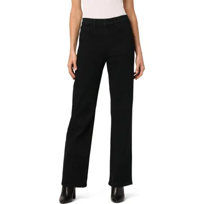 Joe's Wide Leg Jeans In Black Rinse