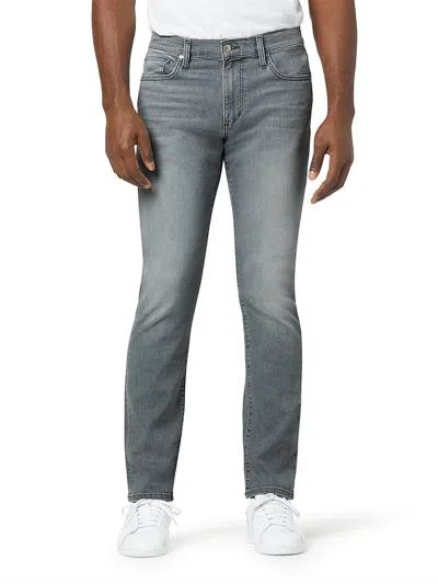 Joe's Mens Mid-rise Stretch Slim Jeans In Grey
