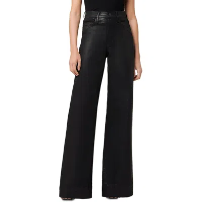 Joe's The Mia High Waist Wide Leg Jeans In Black
