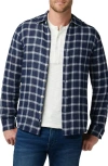 JOE'S OLIVER PLAID DOUBLE FACE COTTON BUTTON-UP SHIRT