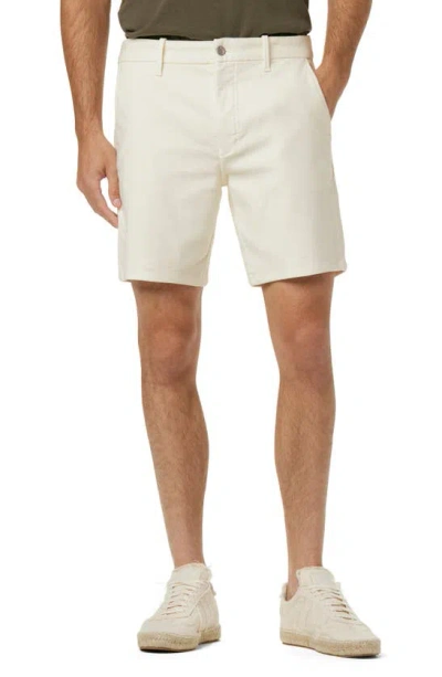 Joe's The Airsoft Slim Straight Leg Terry Chino Shorts In Chalk