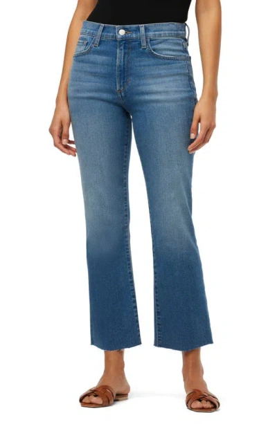 Joe's The Callie High Waist Raw Hem Crop Bootcut Jeans In Glimpse