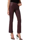 Joe's The Callie Coated High Waist Ankle Bootcut Jeans In Multi