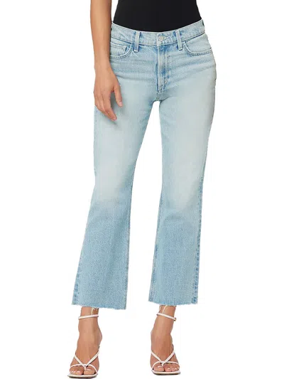 Joe's The Callie Womens High-rise Cropped Bootcut Jeans In Blue