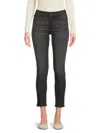 Joe's Women's Mid Rise Skinny Jeans In Black