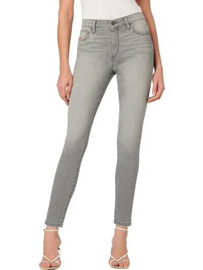 Joe's Womens High-rise Ankle Skinny Jeans In Multi