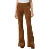 Joe's Womens Mid-rise Corduroy Bootcut Jeans In Brown
