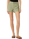 Joe's Womens Mid-rise Short Cutoff Shorts In Multi