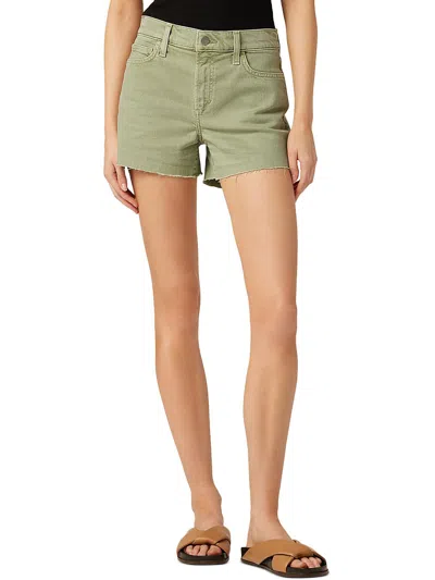 Joe's Womens Mid-rise Short Cutoff Shorts In Multi