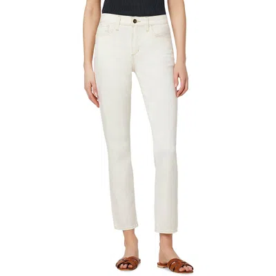 Joe's Womens Stretch Denim Cigarette Jeans In White
