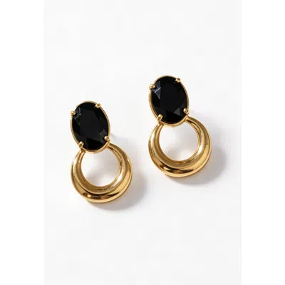 Joey Baby 18k Gold Plated Sculptural Statement Earrings