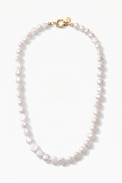 Joey Baby Baroque Freshwater Pearl Pendant Necklace In Metallic