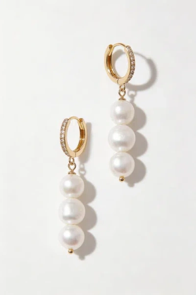 Joey Baby Baroque Pearl 18k Gold Plated Earrings