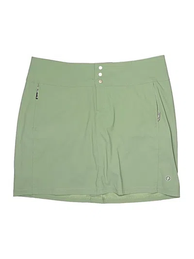Pre-owned Jofit Active Skort In Green
