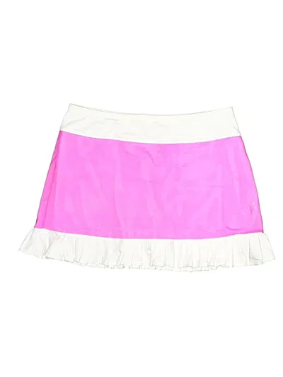 Pre-owned Jofit Active Skort In Pink