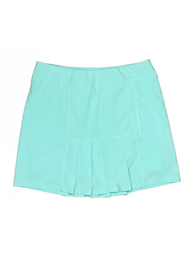 Pre-owned Jofit Active Skort In Teal