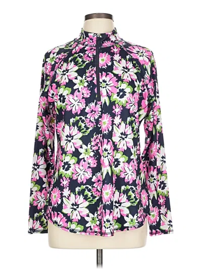 Pre-owned Jofit Long Sleeve Blouse In Pink