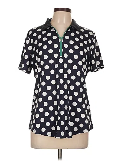 Pre-owned Jofit Short Sleeve Blouse In Teal