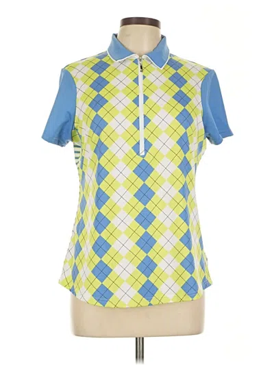 Pre-owned Jofit Short Sleeve Polo Shirt In Blue
