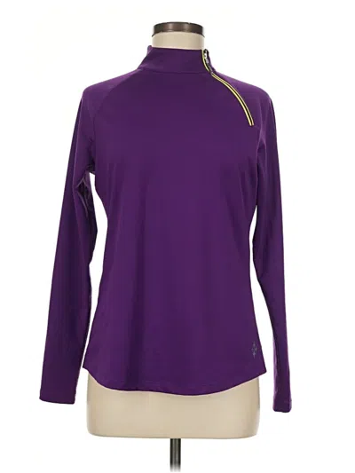 Pre-owned Jofit Turtleneck Sweater In Purple
