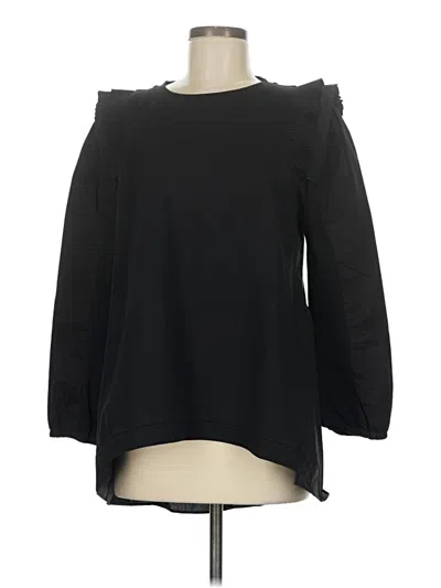 Pre-owned Joh 3/4 Sleeve Blouse In Black