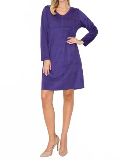 Joh Aurora V Neck Dress In Purple