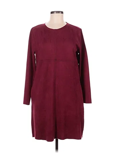 Pre-owned Joh Casual Dress In Burgundy