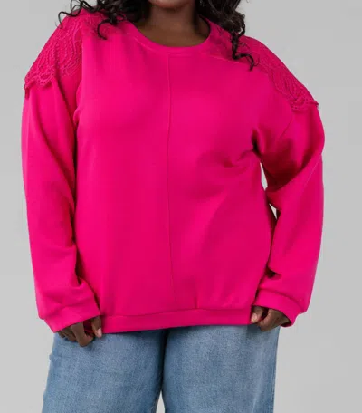 Joh Cyndy Top - Plus In Hot Pink